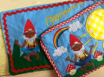 ♥BABA YAYA♥ Embroidery FILE Set GURU Gnome inkl. MUG RUG ith