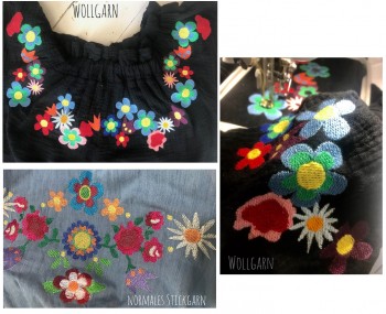 ♥GYPSY-Flowers KRITZELKRATZEL♥ Embroidery FILE-Set SPECIAL EFFEKT 10x10 13x18 18x30 20x26 20x30cm