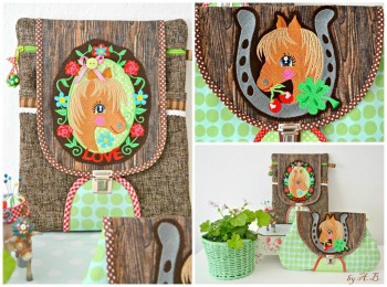 ♥HOTTEschoen♥ Embroidery-File SET Horses PONY incl. ITH
