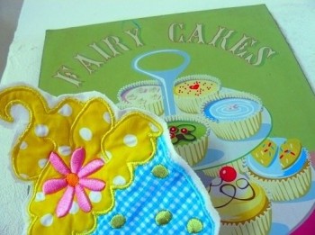 ♥little FAIRY CAKES♥ Stickmuster MUFFINs Cupcakes SWEET KITCHEN 10x10cm