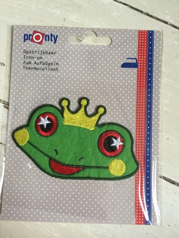 ♥FROGKING♥ Iron ON small PADGE