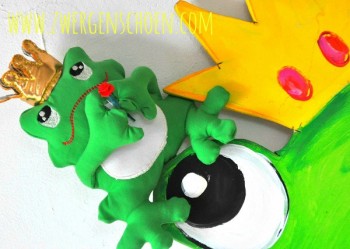 ♥FROGprince ARTHUR♥ Embroidery FILE 20x30cm IN THE HOOP