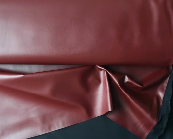 ♥IMITATE LEATHER♥ 0.5m VEGAN Leather WINE RED
