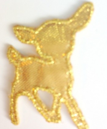 ♥OILILY♥ Bambi GOLD iron it! PRICE PER ONE