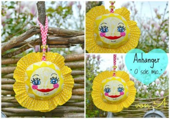 ♥little O SOLE MIO♥ SUNNY Embroidery-FILE SET 10x10cm