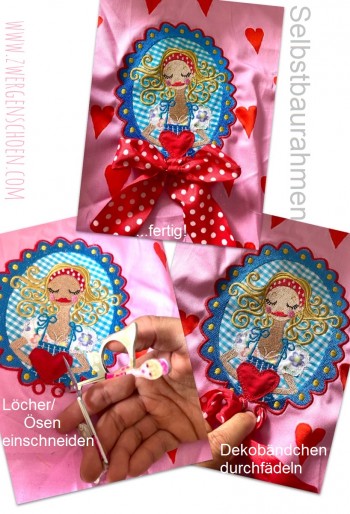 ♥ROSIE the QUEEN of the KITCHEN♥ embroidery file 13x18 (inkl. GIGA HOOP)