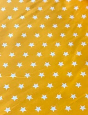 ♥SUPERSTARS♥ 0.5m woven COTTON yellow