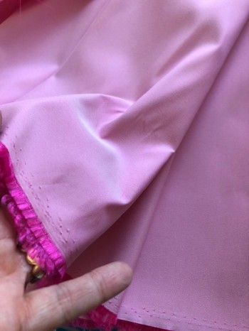 ♥HILCO♥ 0.5m FAIRY fabric TAFFETA pink