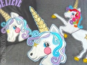 ♥UNICORN Special XXL♥ Embroidery FILE-SET 13x18+GIGA HOOP+ITH