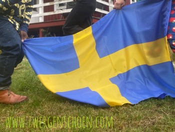 Schweden Sweden Flagge Flag Stoff 1 Stuck 90x150cm Sverige 0832 003