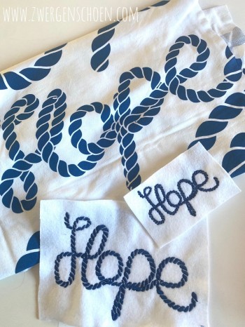♥HOPE♥ Embroidery-FILE Rope 10x10 13x18 16x26 18x30cm