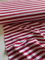 ♥STRIPES♥ 0.5m JERSEY red/white