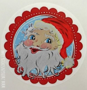 ♥SANTA BABY♥ Weihnachtsmann AUFKLEBER 20Stk.