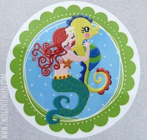 ♥LILLY in LOVE with SEEHORSE♥ Mermaid STICKER 20pcs 5cm