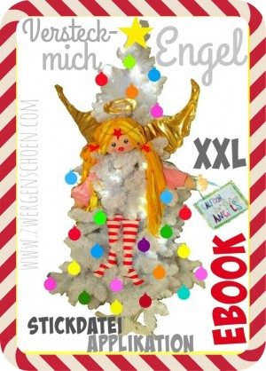 ♥HIDE&SEEK ANGEL♥ X-MAS TREE eBOOK Pattern GERMAN