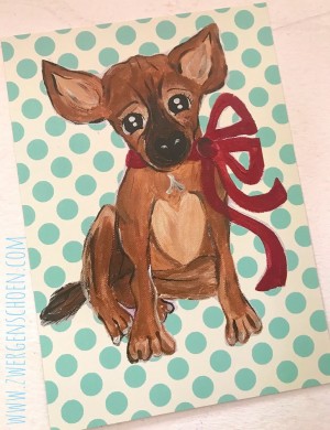 ♥BLESS♥ Postkarten-SET 3 Stück PUPPY Hund