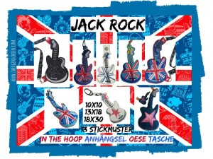 ♥JACK ROCK Spezial♥ Stickmuster ITH 10x10 13x18 18x30