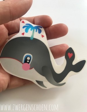 ♥WILLY♥ Aufkleber TRANSPARENT Save the Whales 9,5cm