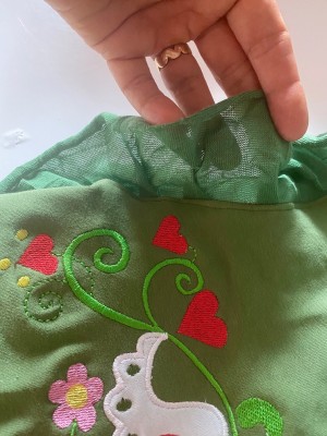 ♥POLY/COTT JERSEY♥ 0.5m CREASED grün GREEN crashed