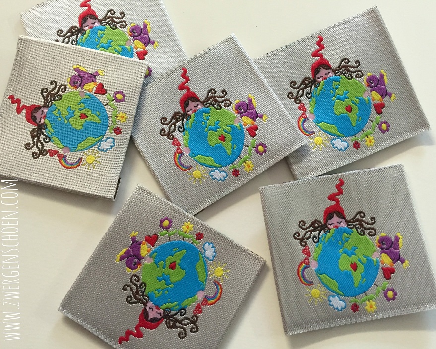 ♥SAVE THE PLANET♥ woven LABEL Fairy-Tale price for ONE!-1524-004