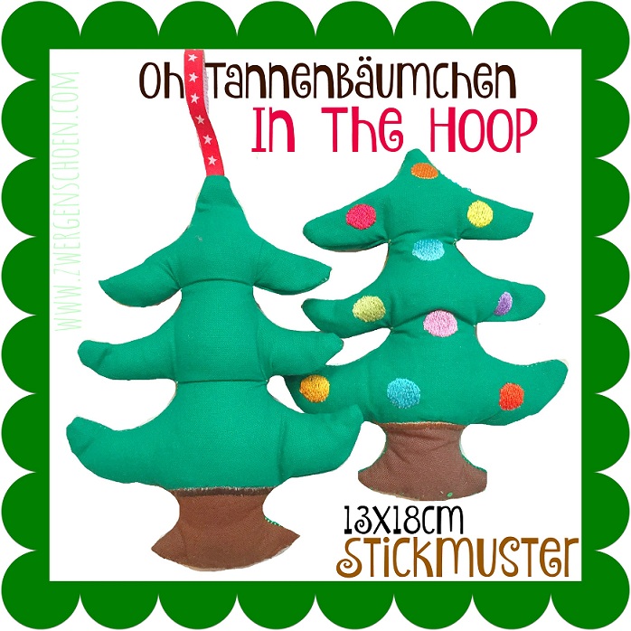 ♥OH HOLY XMAS TREE♥ Embroidery ITH 13x18cm 1€-SPARbie