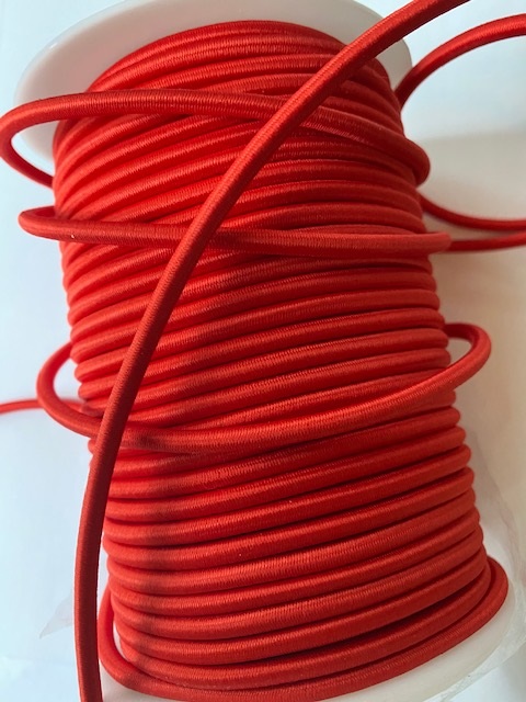 ♥elastic CORD♥ ROUND red 5mm